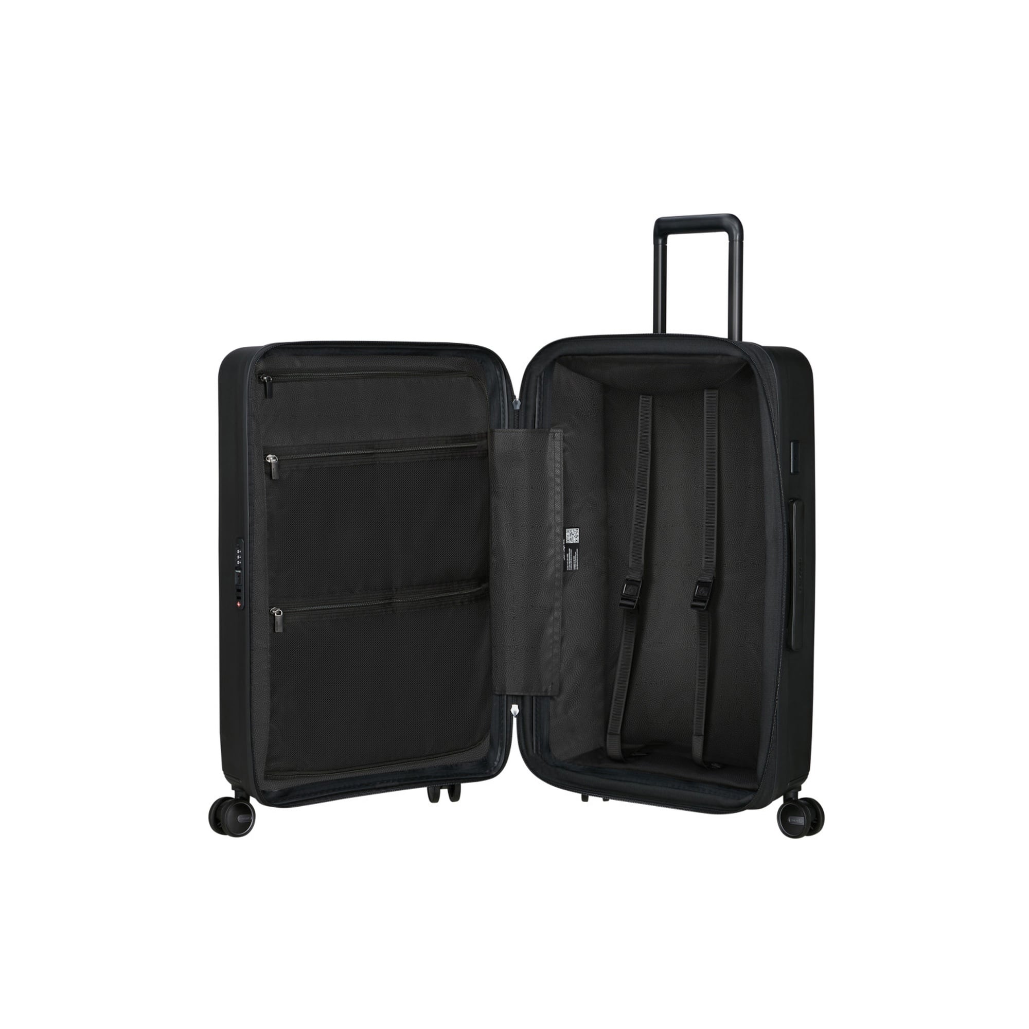 Samsonite Siyah Restackd 68/25 Orta Boy Valiz