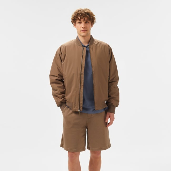  Calvin Klein Sport Hero Erkek Kahverengi Bomber Ceket