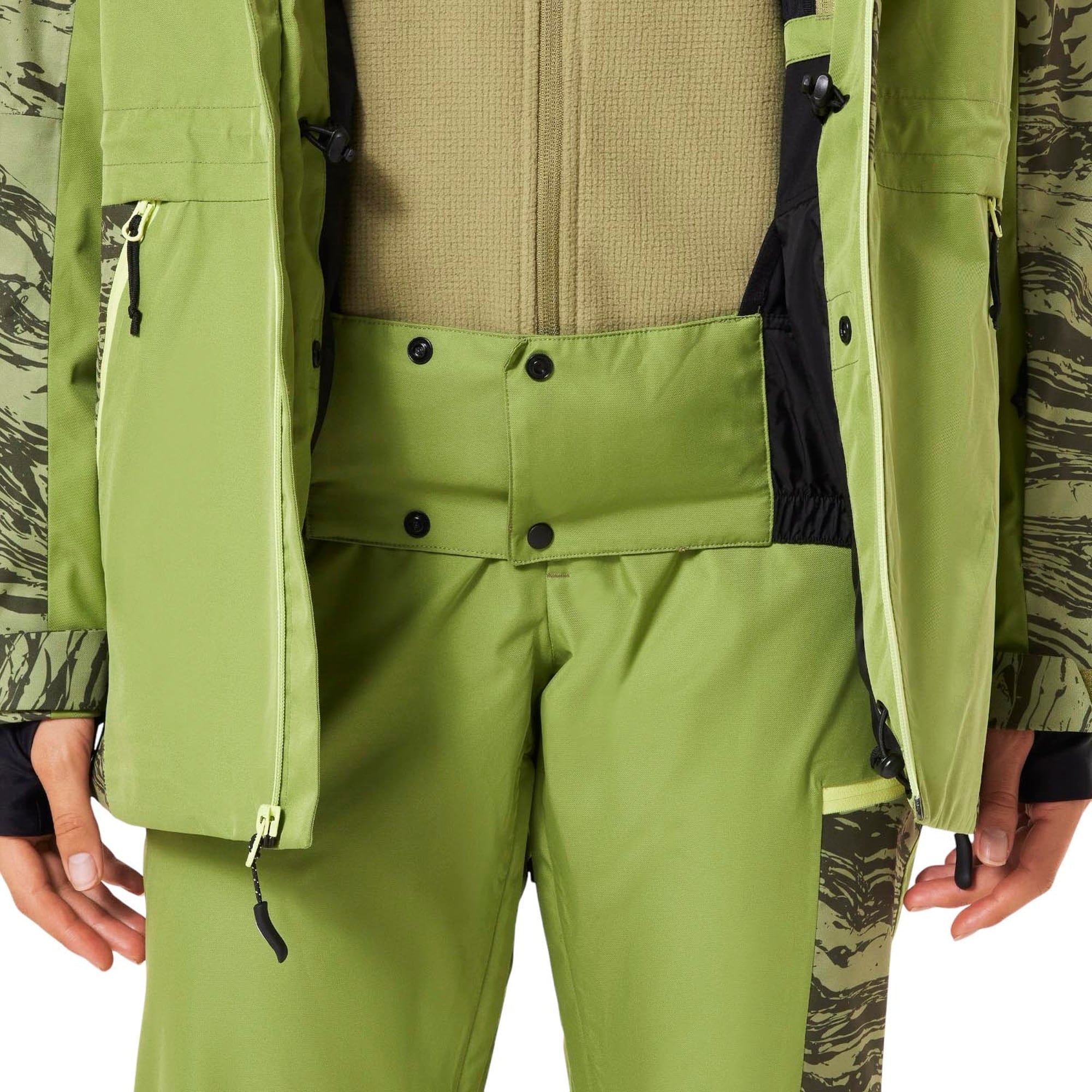 Oakley Tc Juno Reduct Shell 2.0 Kadın Yeşil Snowboard Ceketi