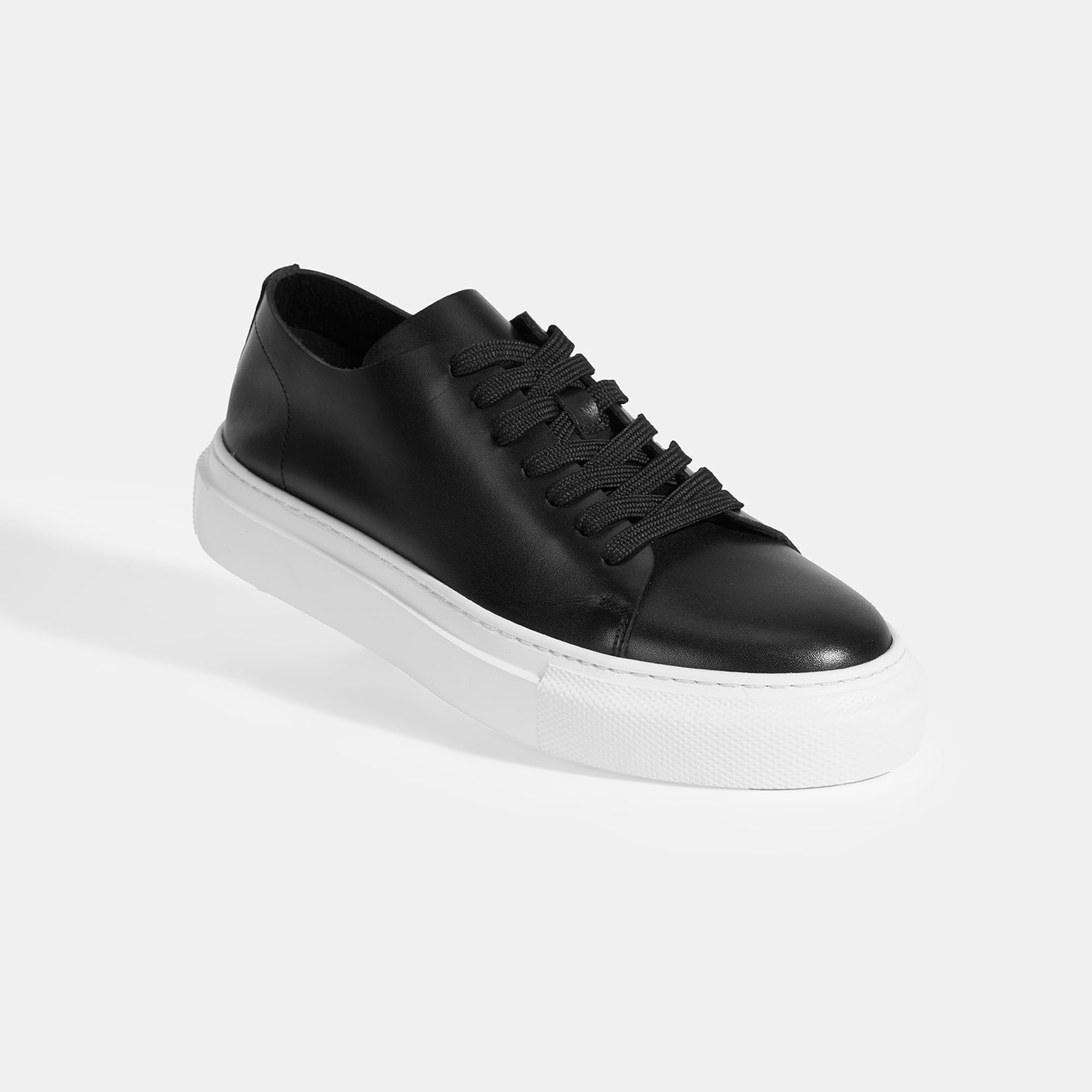 Denissy Siyah Erkek Deri Günlük Ayakkabı