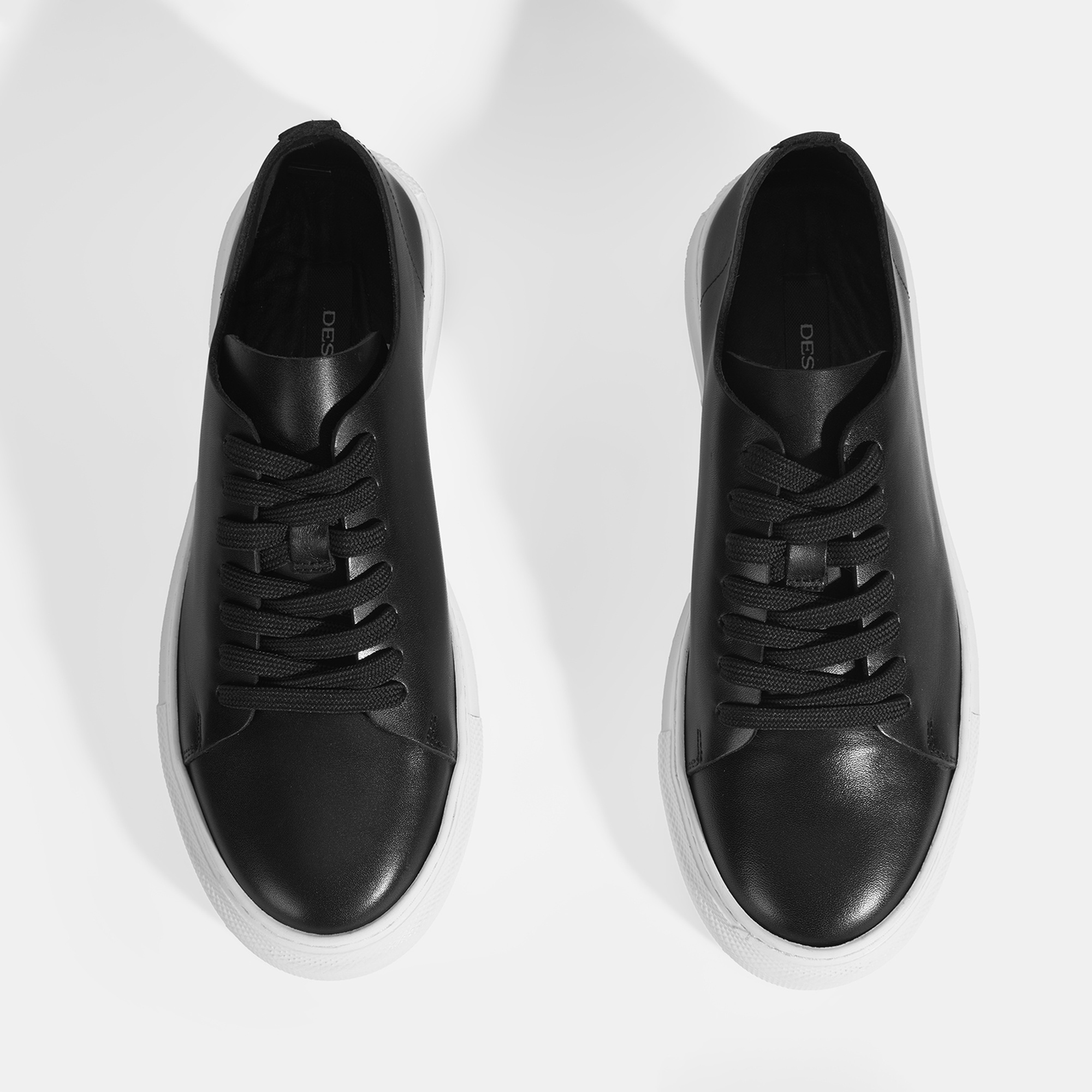 Denissy Siyah Erkek Deri Günlük Ayakkabı