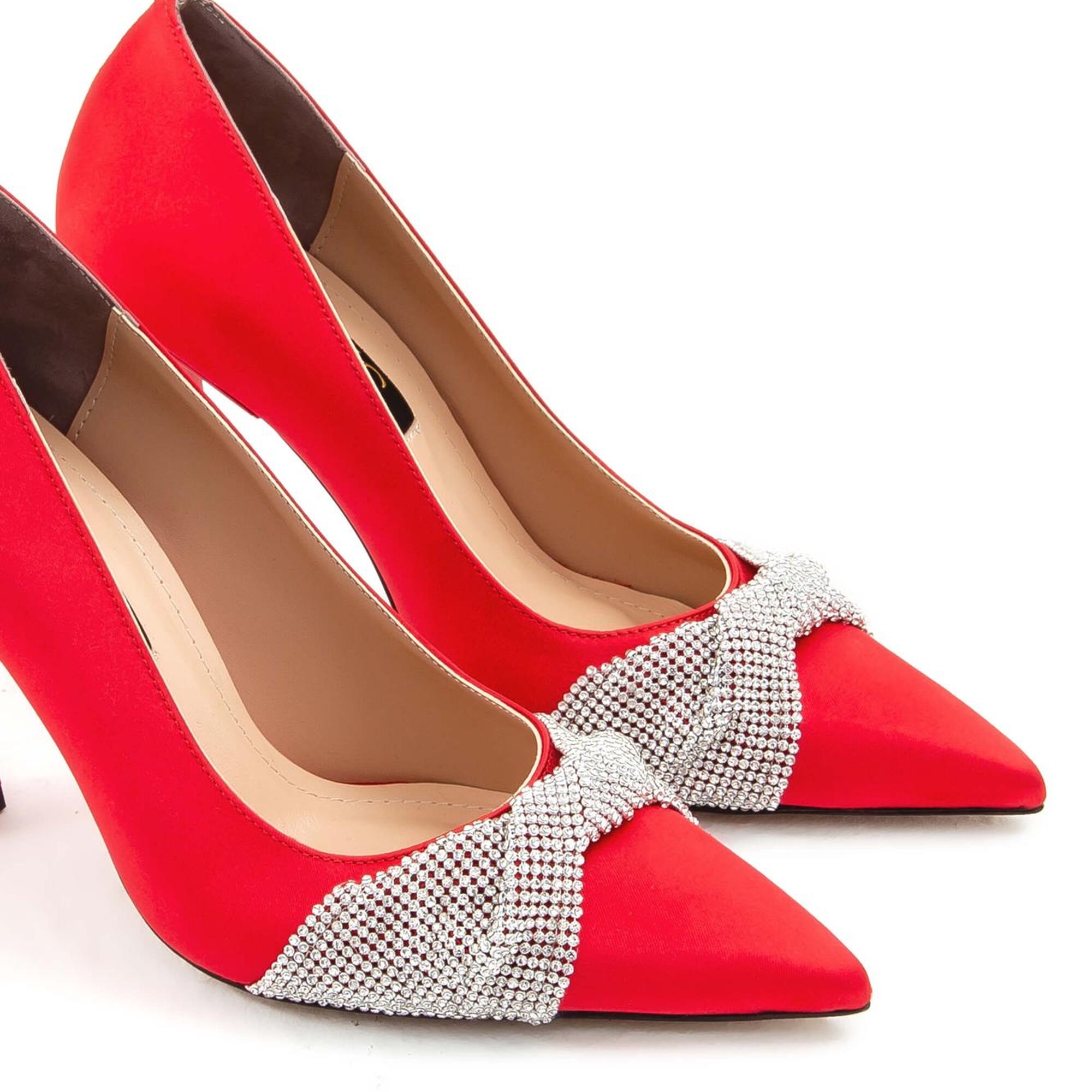 Tamer Tanca Kadın Vegan Kırmızı Stiletto Ayakkabı