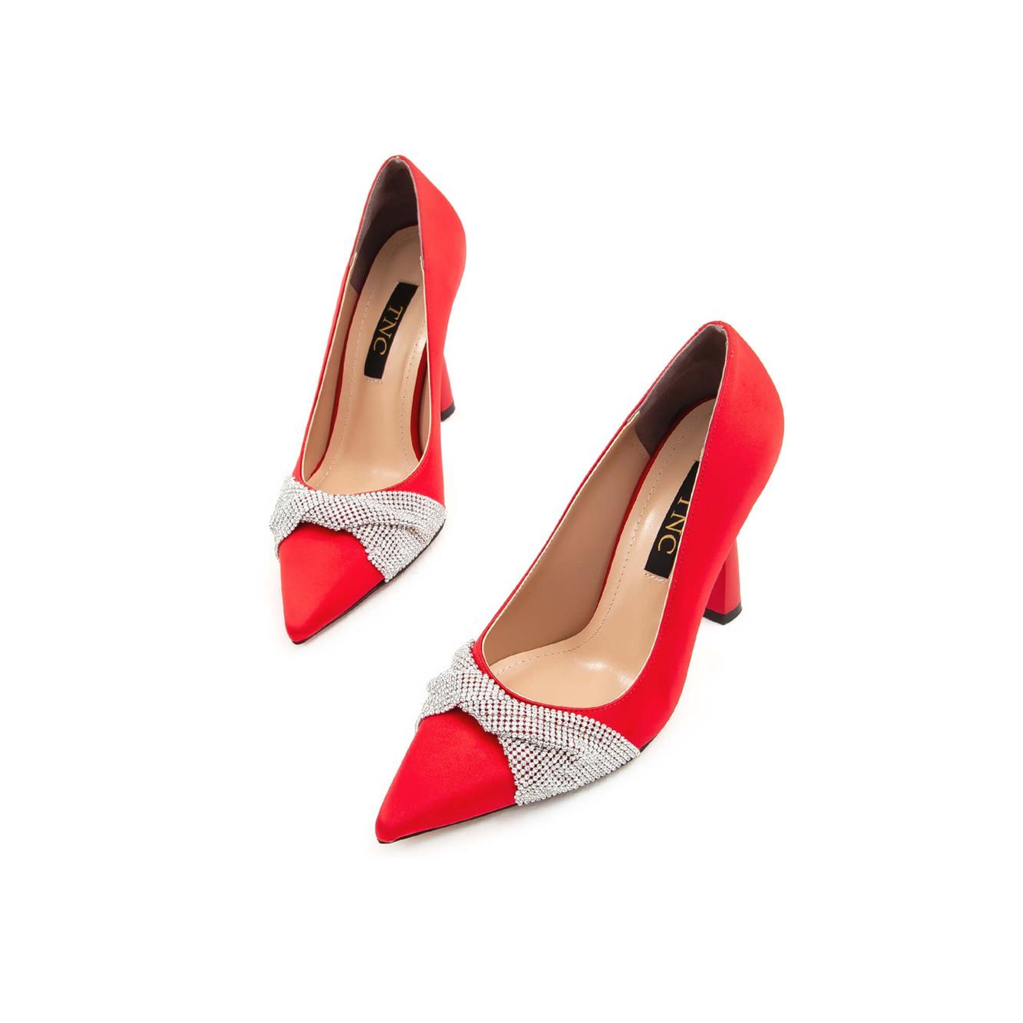 Tamer Tanca Kadın Vegan Kırmızı Stiletto Ayakkabı