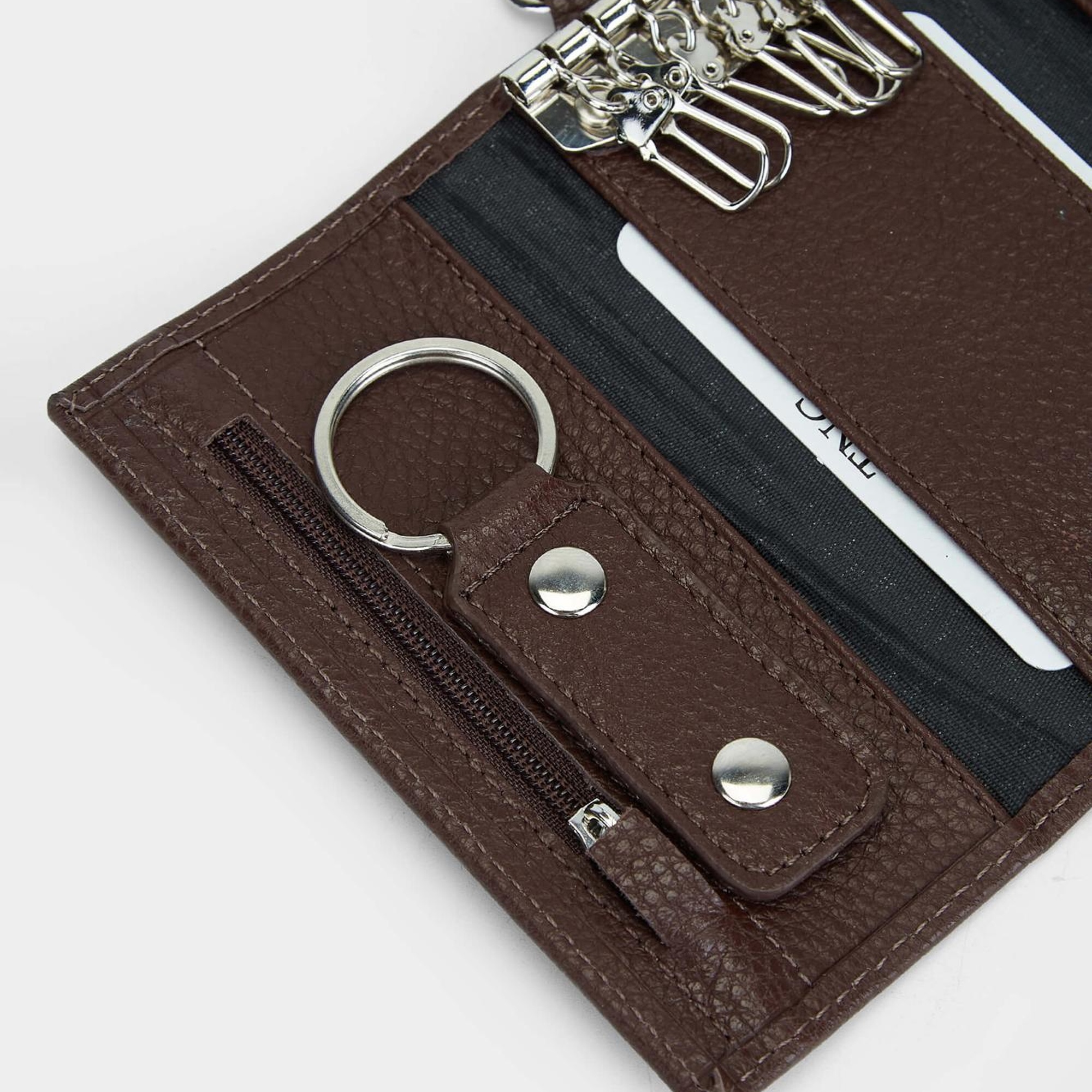 Tamer Tanca Erkek Hakiki Deri Kahverengi Anahtarlık