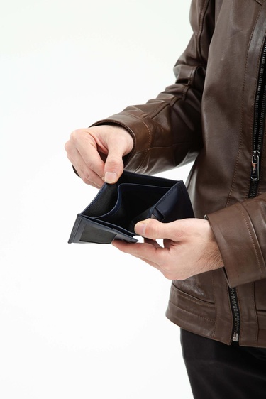  Tamer Tanca Erkek Hakiki Deri Lacivert Cüzdan Cuzdan