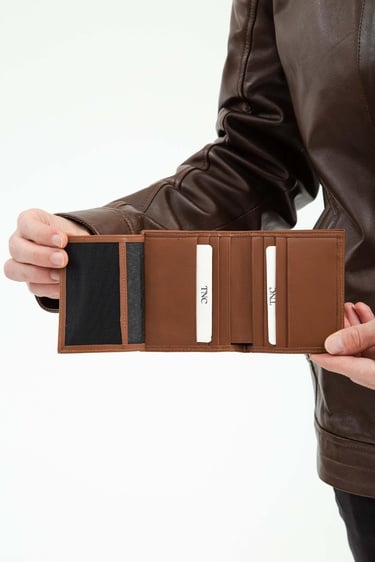  Tamer Tanca Erkek Hakiki Deri Taba Cüzdan Cuzdan