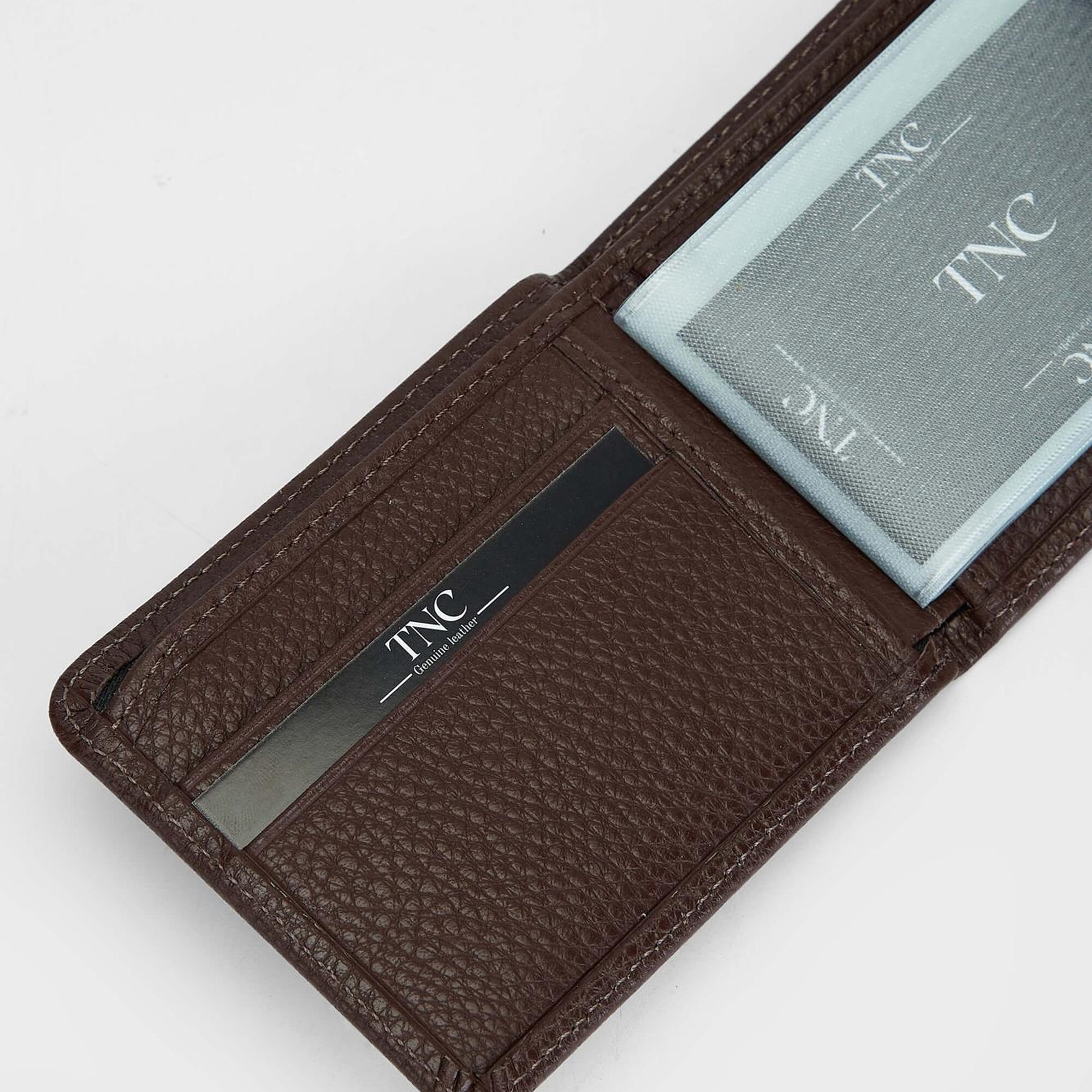 Tamer Tanca Erkek Hakiki Deri Kahverengi Cüzdan Cuzdan