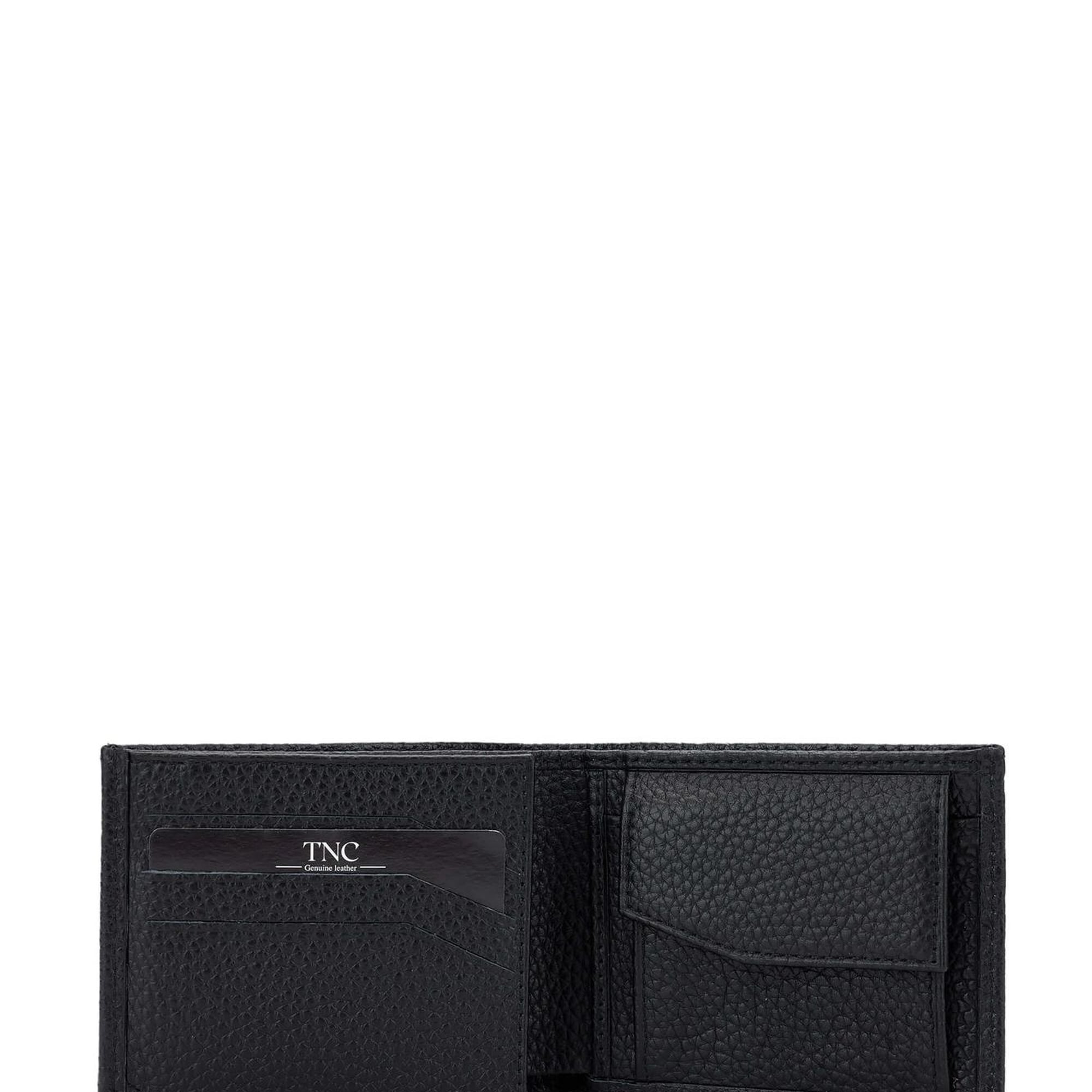 Tamer Tanca Erkek Hakiki Deri Siyah Floter Cüzdan Cuzdan