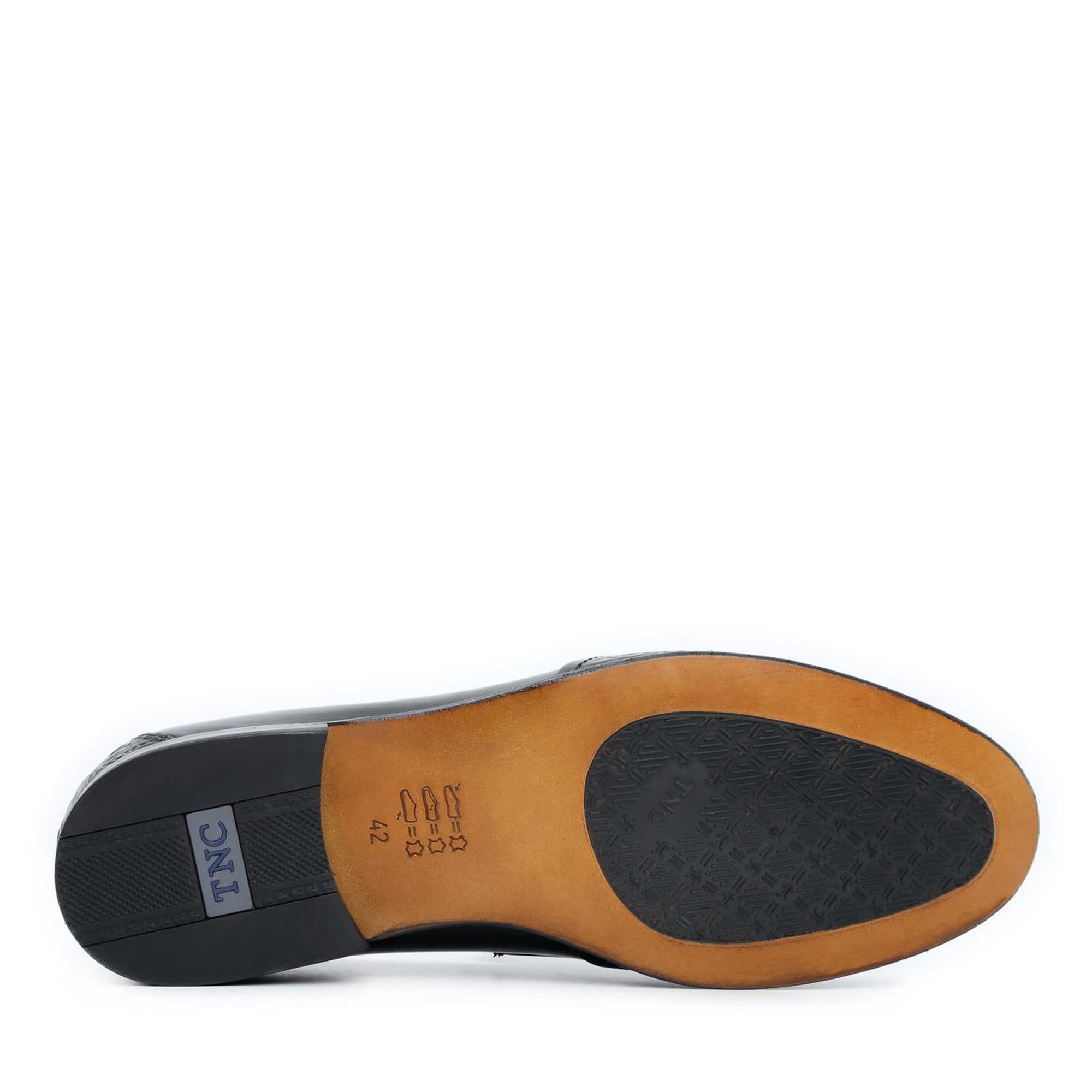 Tamer Tanca Erkek Hakiki Deri Siyah Bufalo Klasik Ayakkabı