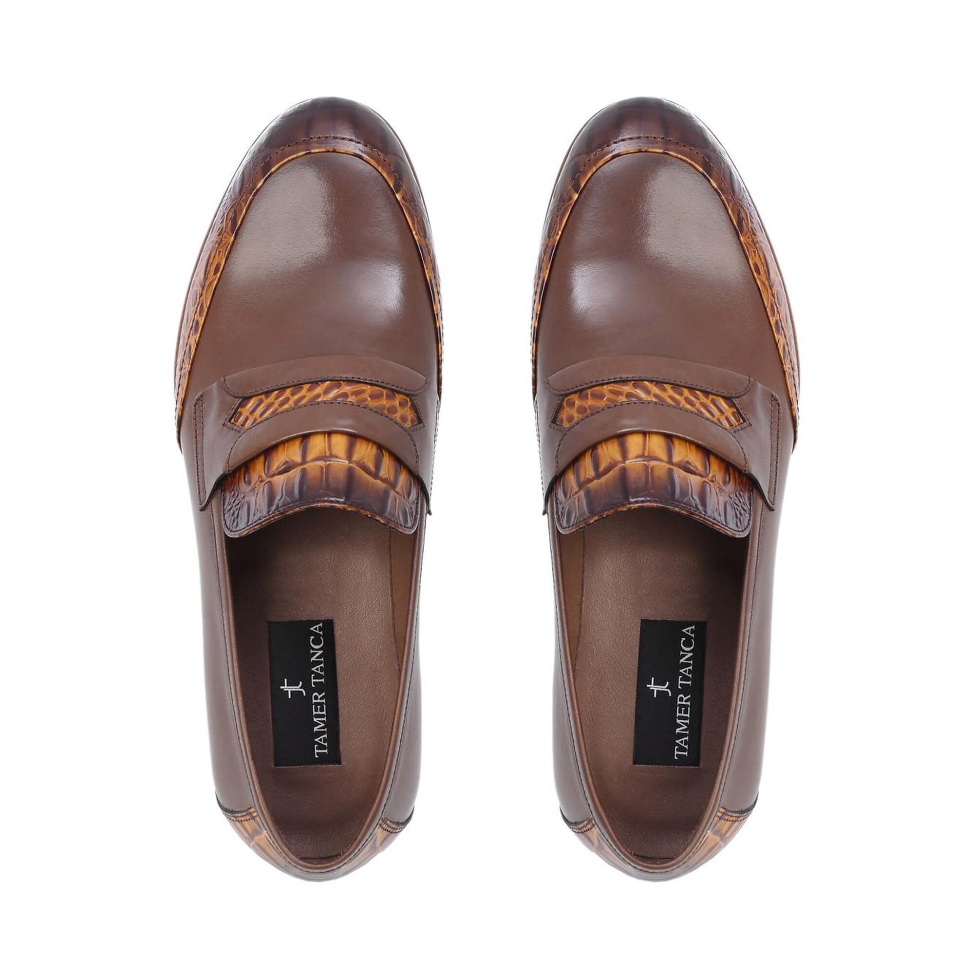 Tamer Tanca Erkek Hakiki Deri Taba Bufalo Klasik Ayakkabı