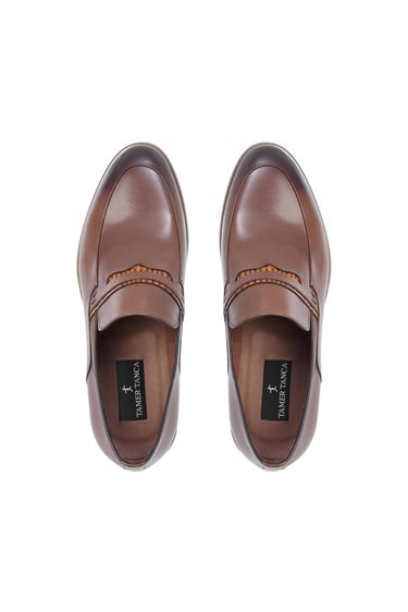  Tamer Tanca Erkek Hakiki Deri Taba Bufalo Klasik Ayakkabı