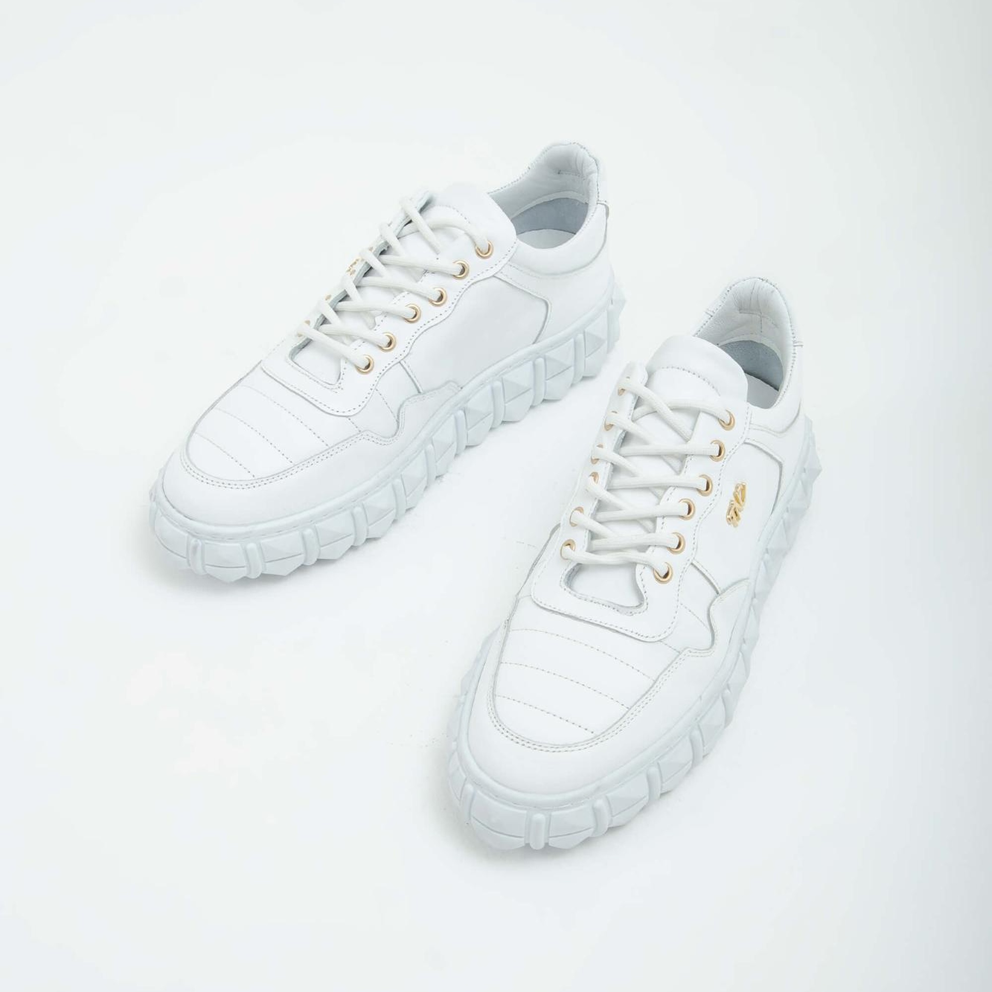 Tamer Tanca Erkek Hakiki Deri Beyaz Sneakers & Spor Ayakkabı