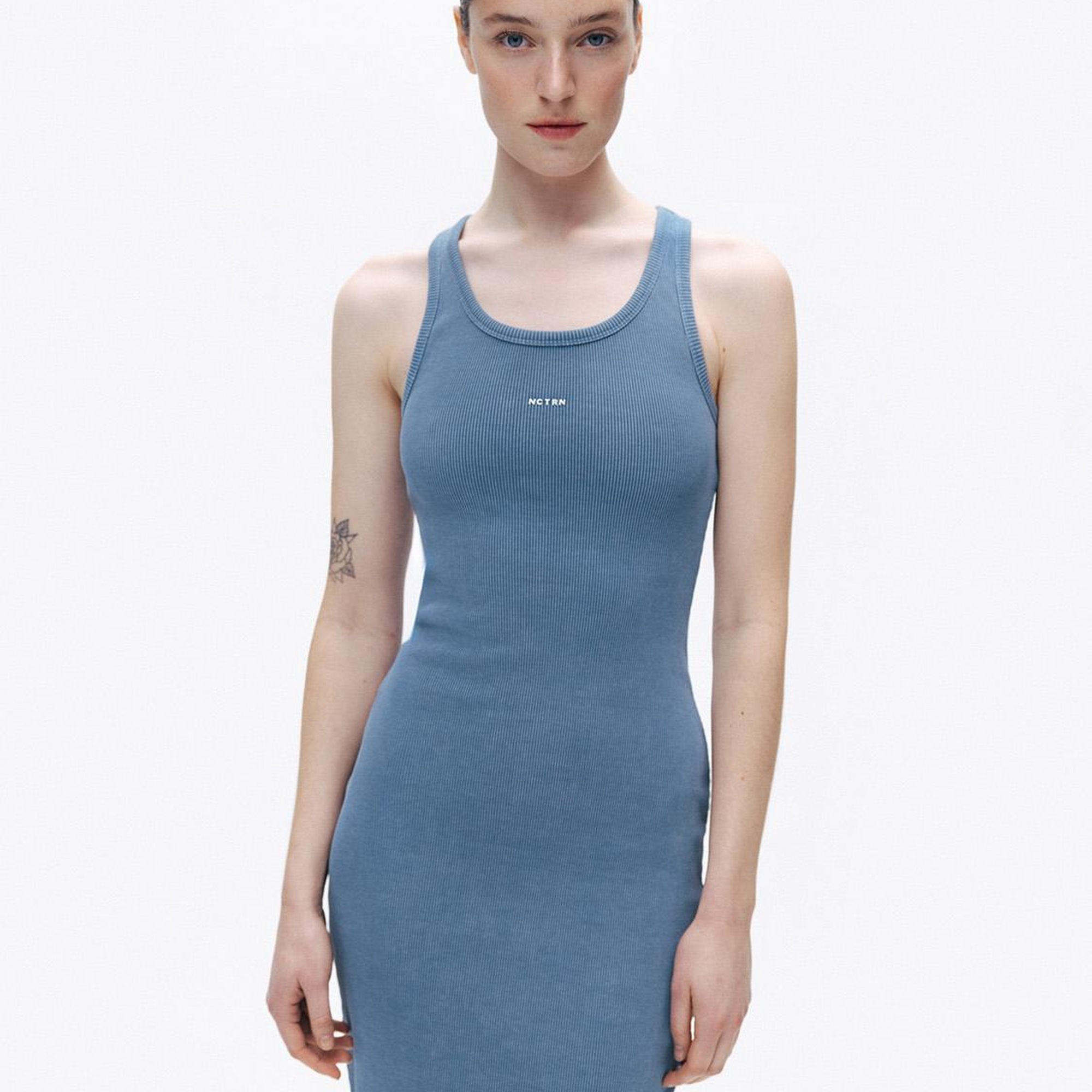 Baskı Detaylı Maxi Elbise