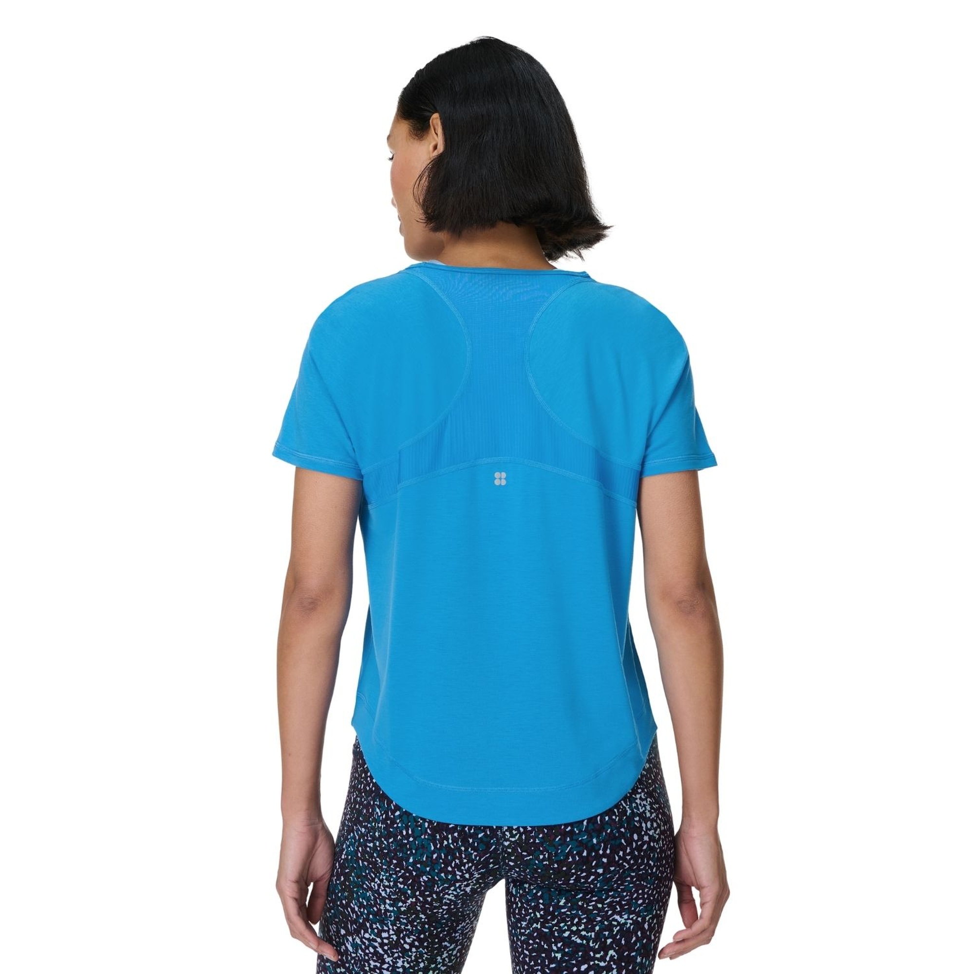 Sweaty Betty Breathe Easy Kadın Mavi Koşu Tişört