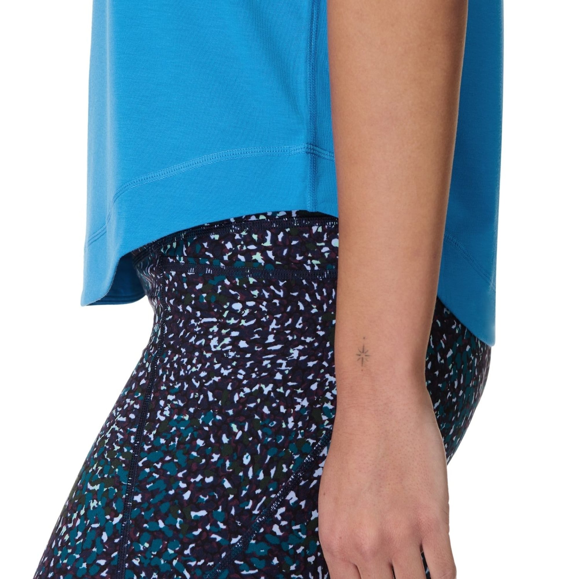 Sweaty Betty Breathe Easy Kadın Mavi Koşu Tişört