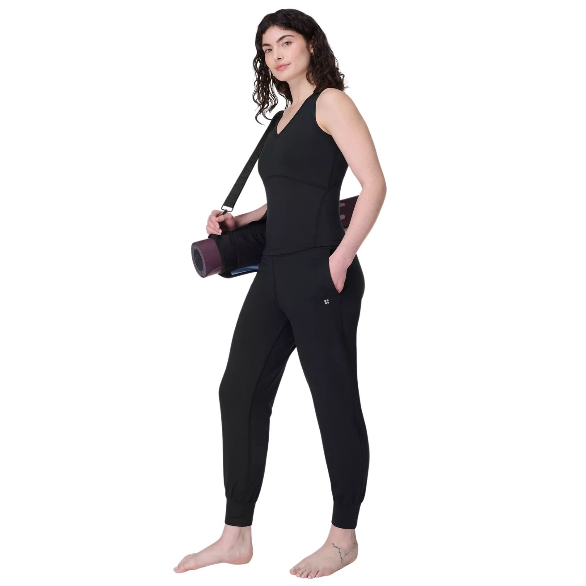 Sweaty Betty Gaia 27 Performance Yoga Pant Kadın Siyah Yoga Pantolonu