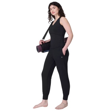  Sweaty Betty Gaia 27 Performance Yoga Pant Kadın Siyah Yoga Pantolonu