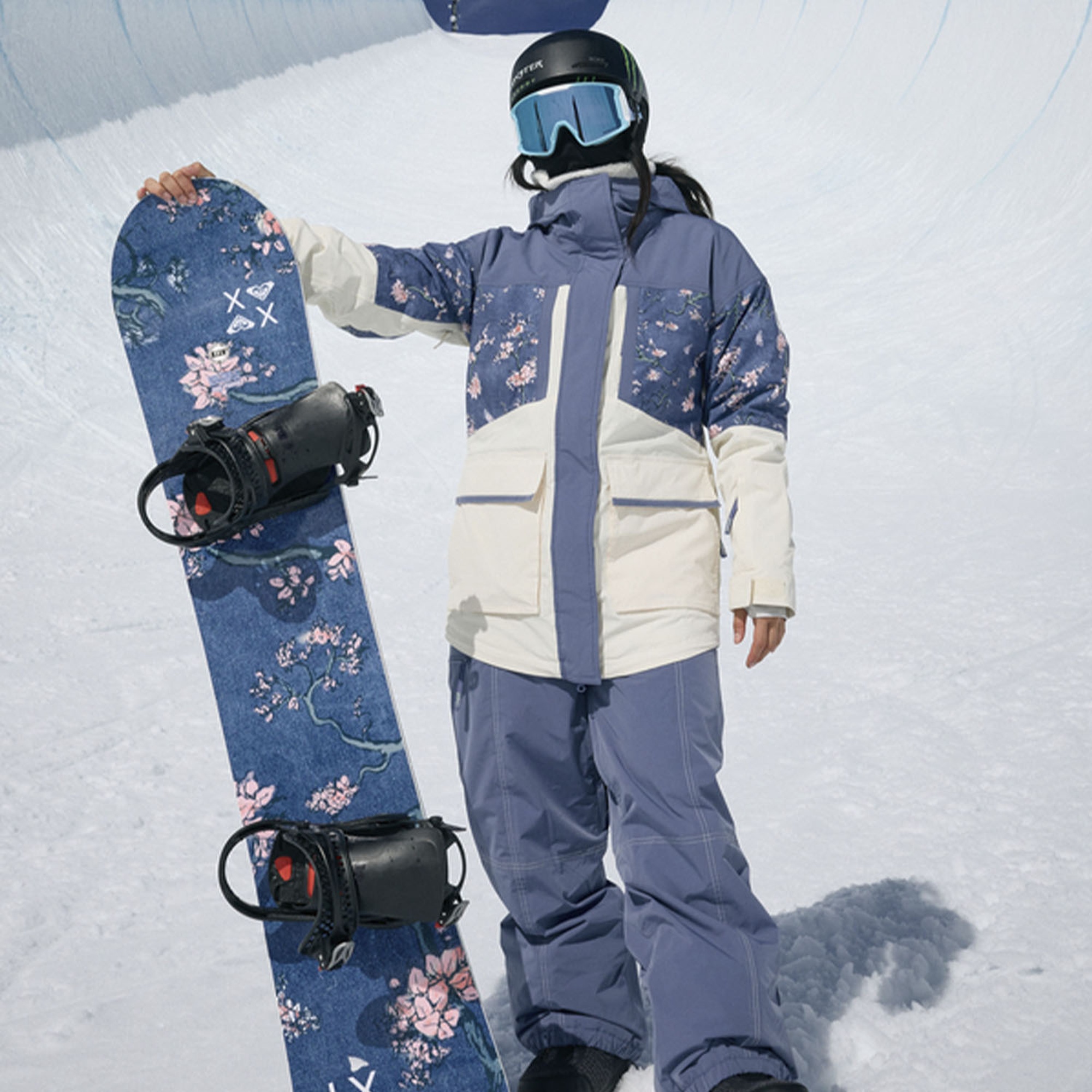 Roxy Chloe Kim Parka Jk Kadın Snowboard Ceketi
