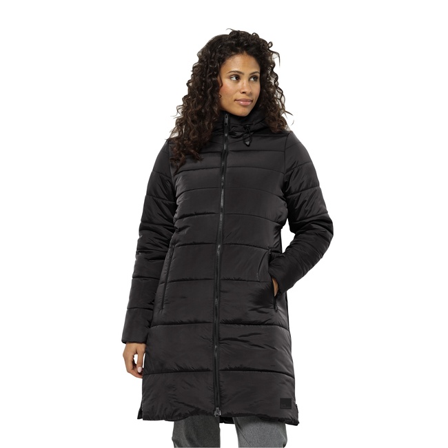  Jack Wolfskin Eisbach Coat Kadın Gri Outdoor Ceketi