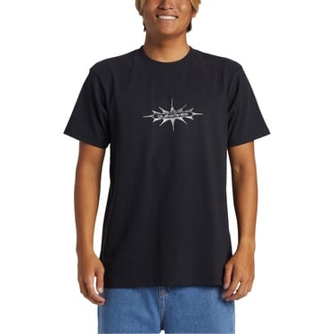  Quiksilver Thorn Badge Stn Erkek Siyah Tişört