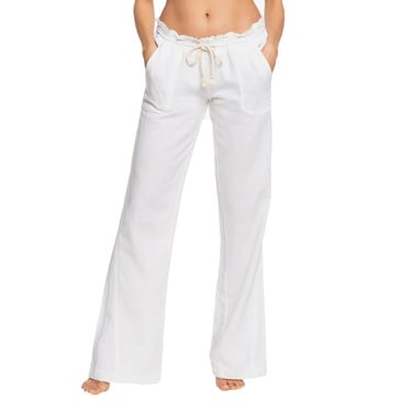  Roxy Oceanside Pant Kadın Beyaz Pantolon