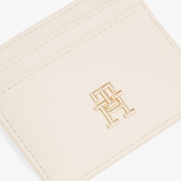  Tommy Hilfiger Logotape Kadın Bej Kartlık