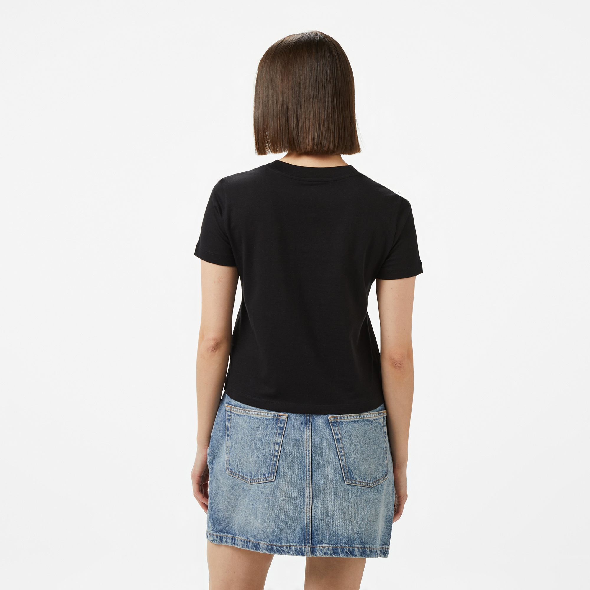 Calvin Klein Monologo Baby Kadın Siyah T-Shirt