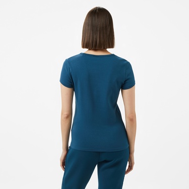  Guess Kiara Org 270 Kadın Mavi T-Shirt