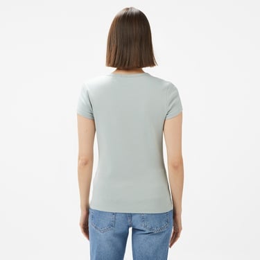  Guess Kiara Org 270 Kadın Yeşil T-Shirt