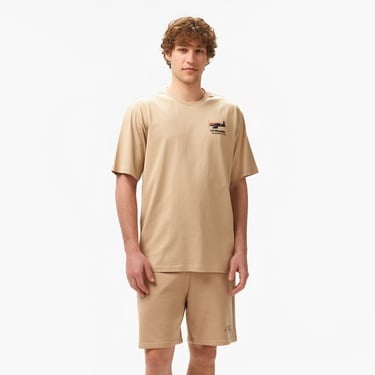  Les Benjamins Relaxed 001 Erkek Bej T-Shirt