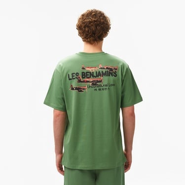  Les Benjamins Relaxed 002 Erkek Yeşil T-Shirt