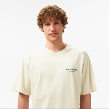  Les Benjamins Relaxed 027 Erkek Krem Rengi T-Shirt