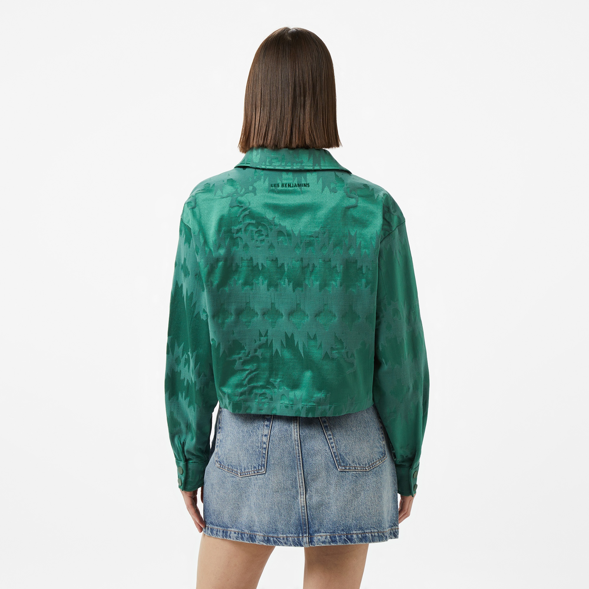 Les Benjamins 002 Kadın Yeşil Ceket