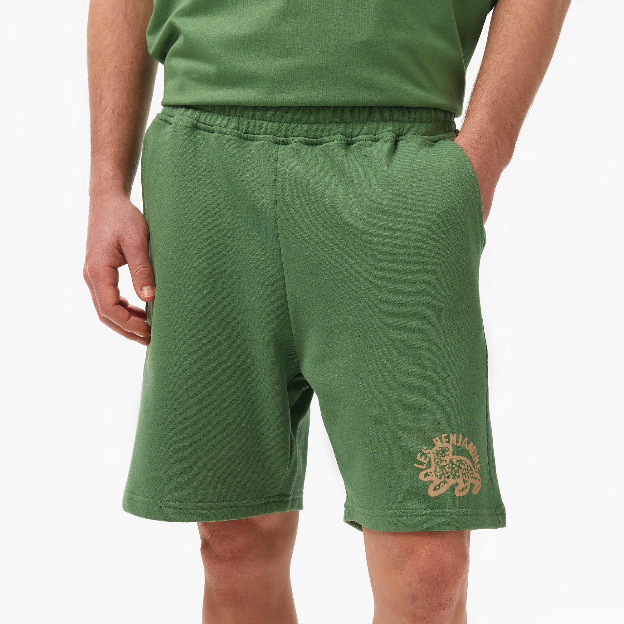 Les Benjamins 001 Erkek Yeşil Şort
