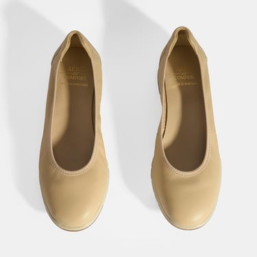  Kadın Bej Deri DesaComfort Günlük Ayakkabı