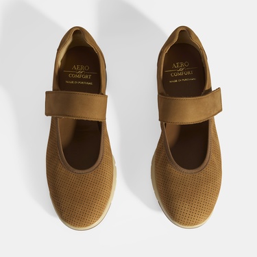  Kadın Taba Nubuk Deri DesaComfort Günlük Ayakkabı