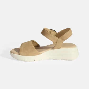  Selinna Bej Kadın DesaComfort Deri Sandalet