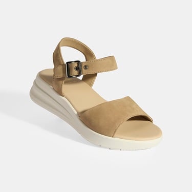  Selinna Bej Kadın DesaComfort Deri Sandalet