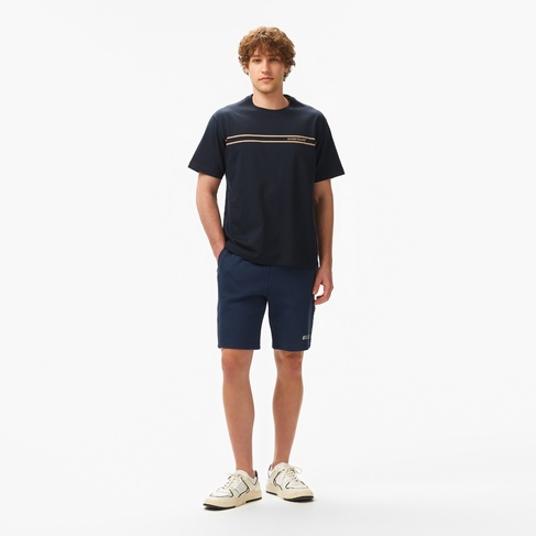  Guess Mickey Short Recycled Punto Milano 300 Erkek Mavi Şort