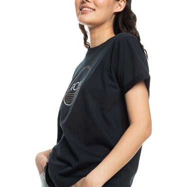  Roxy Noon Ocean Kadın Siyah Tişört