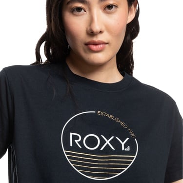  Roxy Noon Ocean Kadın Siyah Tişört