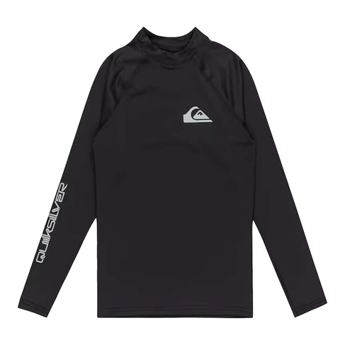  Quiksilver Everyday Upf50 Ls Youth Erkek Çocuk Siyah Likra