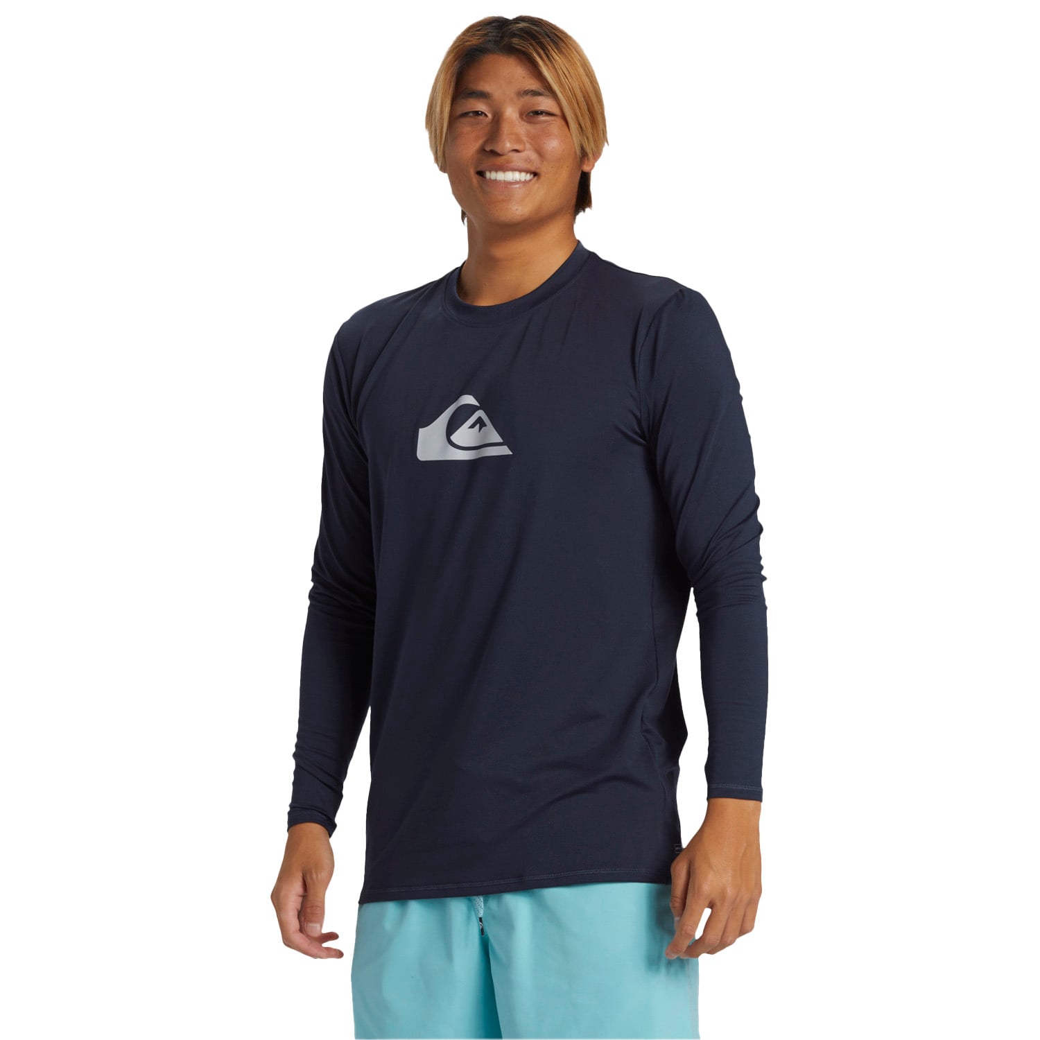  Quiksilver Everyday Surf Ls Erkek Mavi Likra