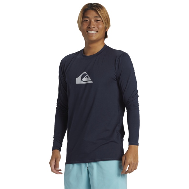  Quiksilver Everyday Surf Ls Erkek Mavi Likra