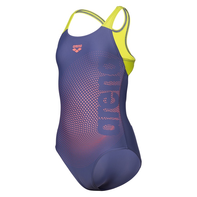  Dim Light Swimsuit Swim Pro Back L Çocuk Mavi Yüzücü Mayosu 008104803