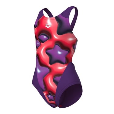 Star Shaped Swimsuit Swim Tech L Çocuk Mor Yüzücü Mayosu 008169950