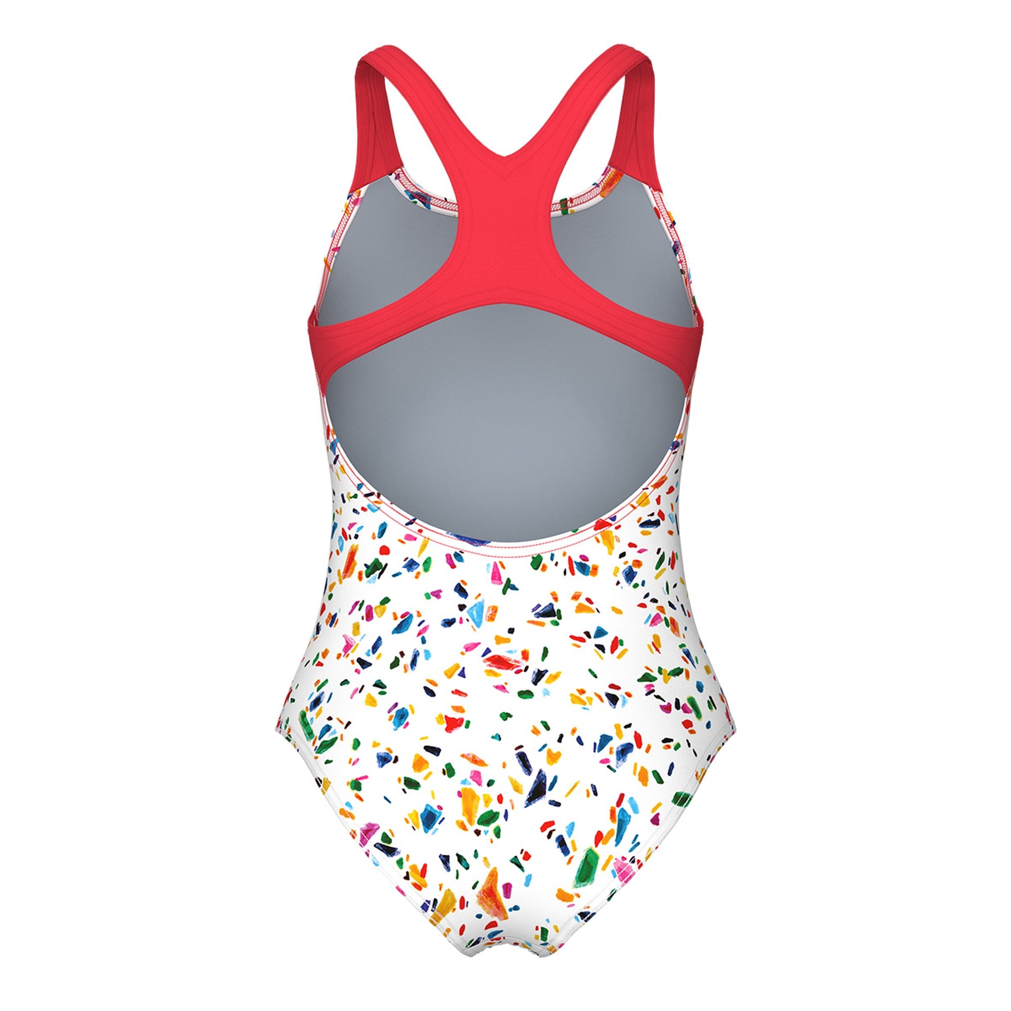 Confetti Swimsuit Swim Pro Back Çocuk Beyaz Yüzücü Mayosu 009089750