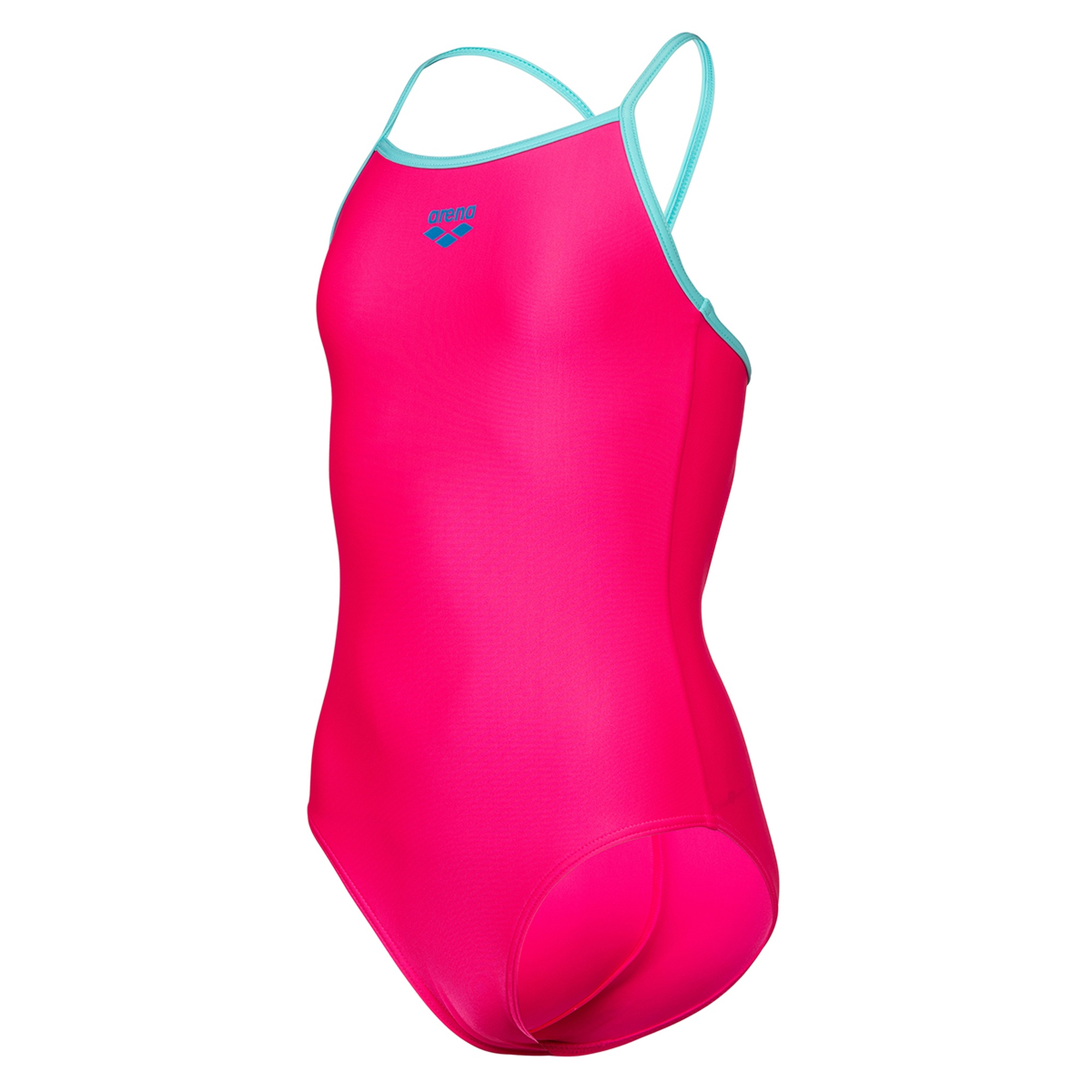 Swimsuit Light Drop Solid Çocuk Pembe Yüzücü Mayosu 005919980