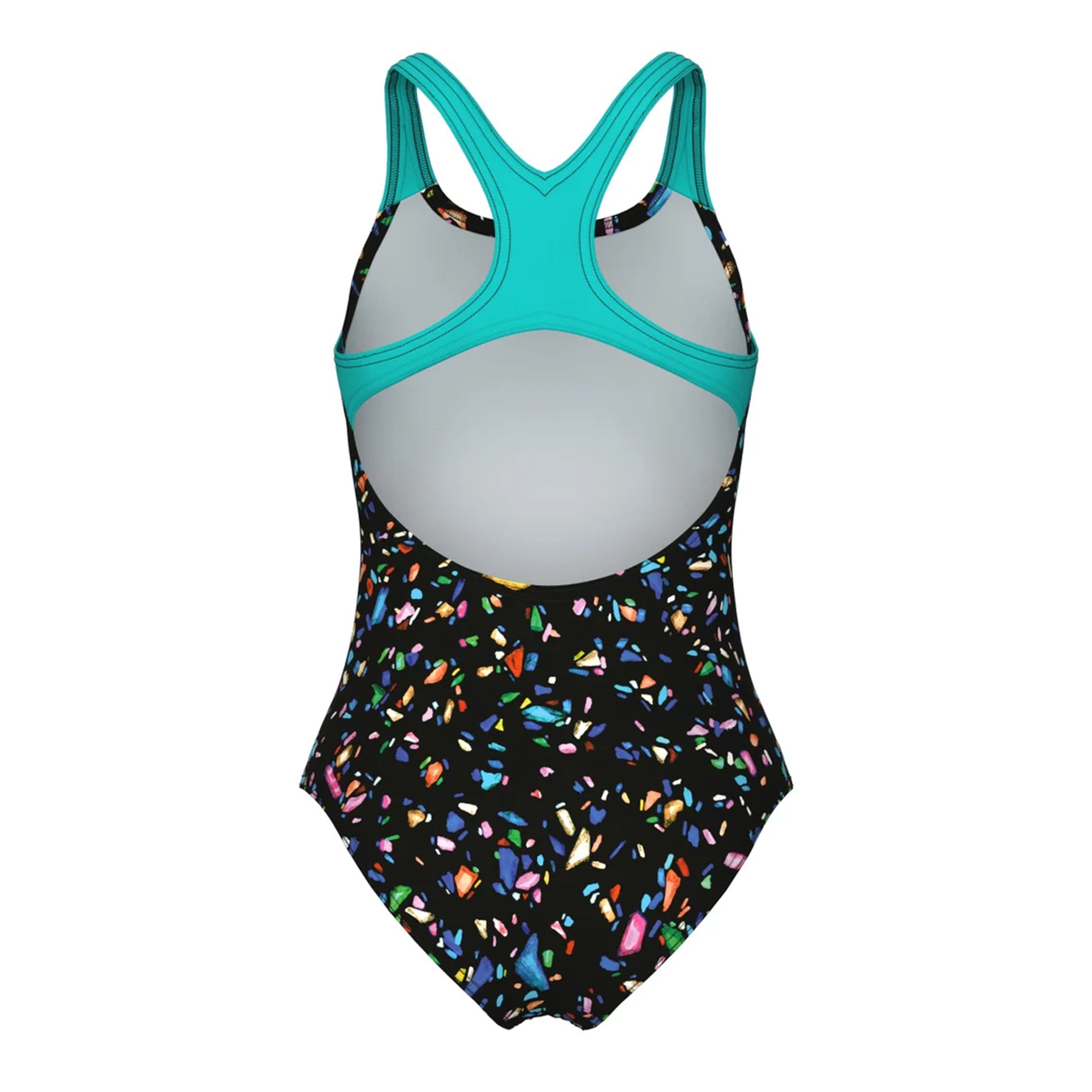 Confetti Swimsuit Swim Pro Back Çocuk Siyah Yüzücü Mayosu 009089550