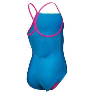  Swimsuit Light Drop Solid Çocuk Mavi Yüzücü Mayosu 005919860